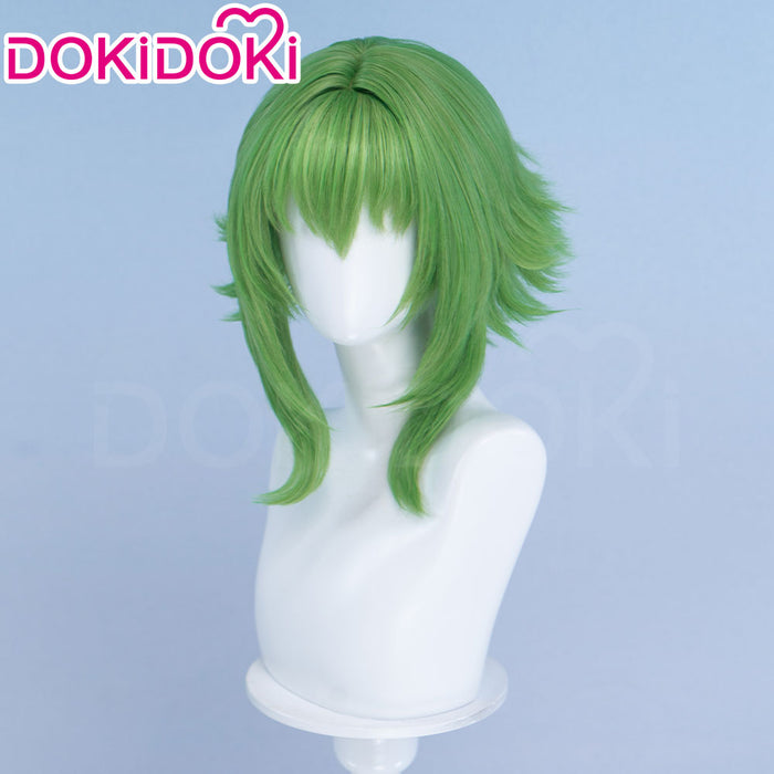 【Ready For Ship】DokiDoki Anime Cosplay Wig Long Curly Green Flipped Ends Hair