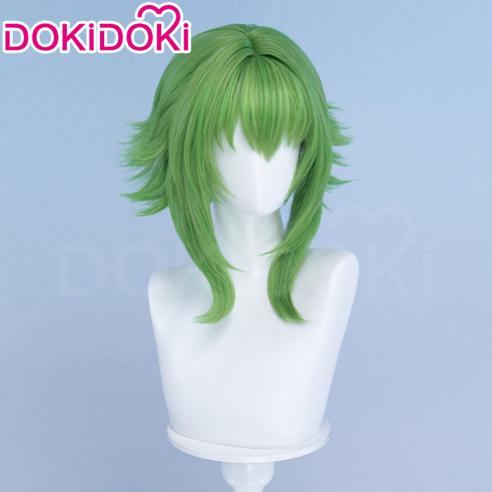 【Ready For Ship】DokiDoki Anime Cosplay Wig Long Curly Green Flipped Ends Hair