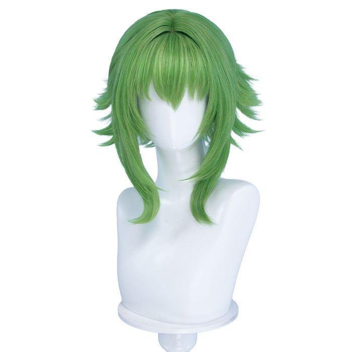【Ready For Ship】DokiDoki Anime Cosplay Wig Long Curly Green Flipped Ends Hair
