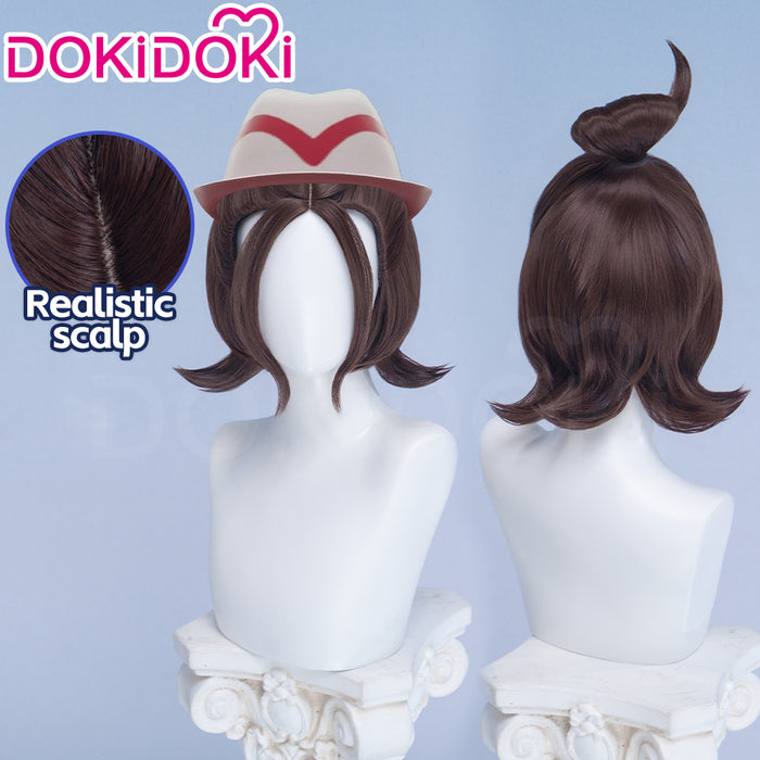 【Ready For Ship】DokiDoki Game Cosplay Trainer Wig Short Brown Hair