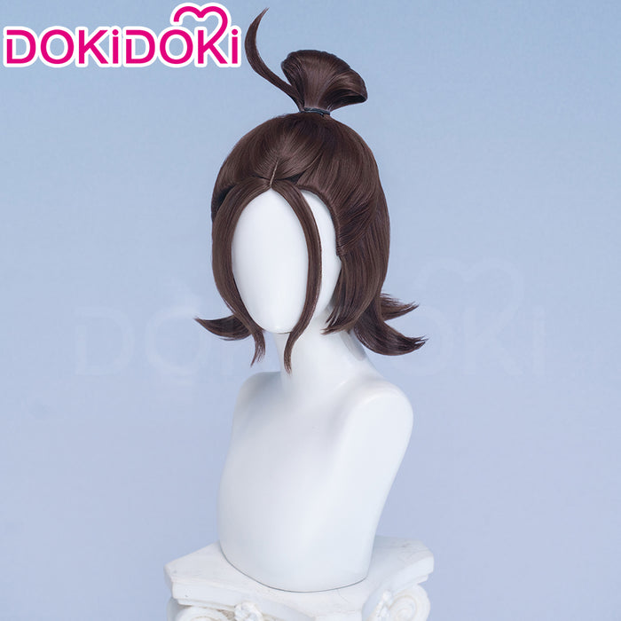 【Ready For Ship】DokiDoki Game Cosplay Trainer Wig Short Brown Hair