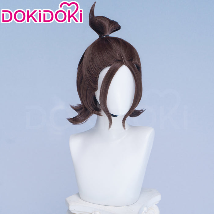 【Ready For Ship】DokiDoki Game Cosplay Trainer Wig Short Brown Hair
