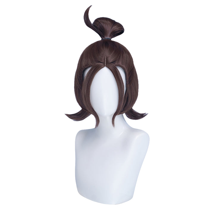 【Ready For Ship】DokiDoki Game Cosplay Trainer Wig Short Brown Hair