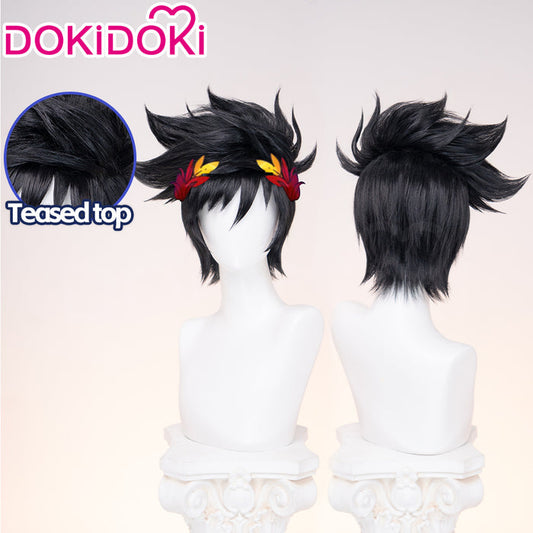 【Ready For Ship】DokiDoki Game Cosplay Underworld Prince Wig Short Black Hair