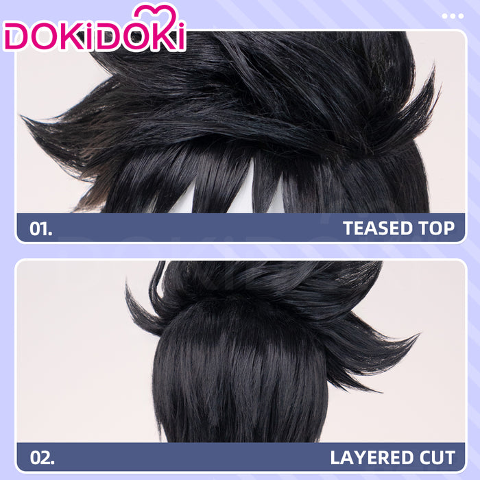 【Ready For Ship】DokiDoki Game Cosplay Underworld Prince Wig Short Black Hair