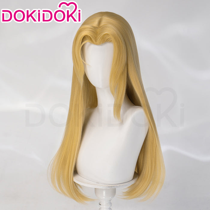 【Ready For Ship】DokiDoki Game Cosplay Wig Long Straight Blonde Hair