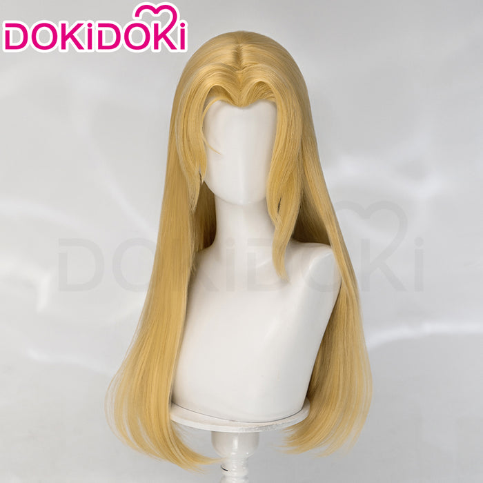 【Ready For Ship】DokiDoki Game Cosplay Wig Long Straight Blonde Hair
