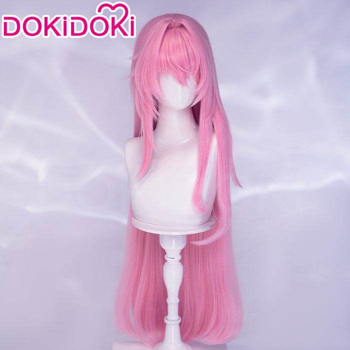 【Ready For Ship】DokiDoki Game Cosplay Wig Long Straight Pink Hair