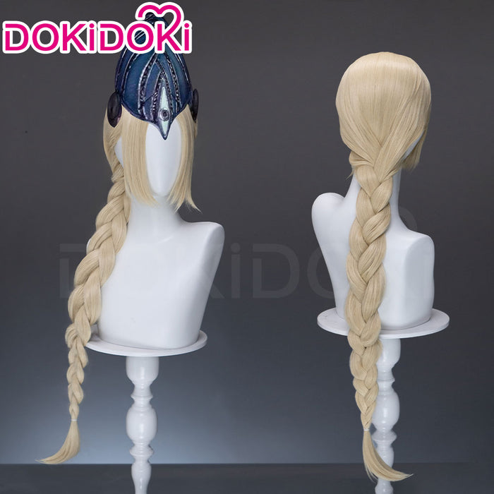 【Ready For Ship】DokiDoki Game Dark Souls Cosplay Ciaran Wig Long Braid Blonde Hair Lord's Blade Ciaran