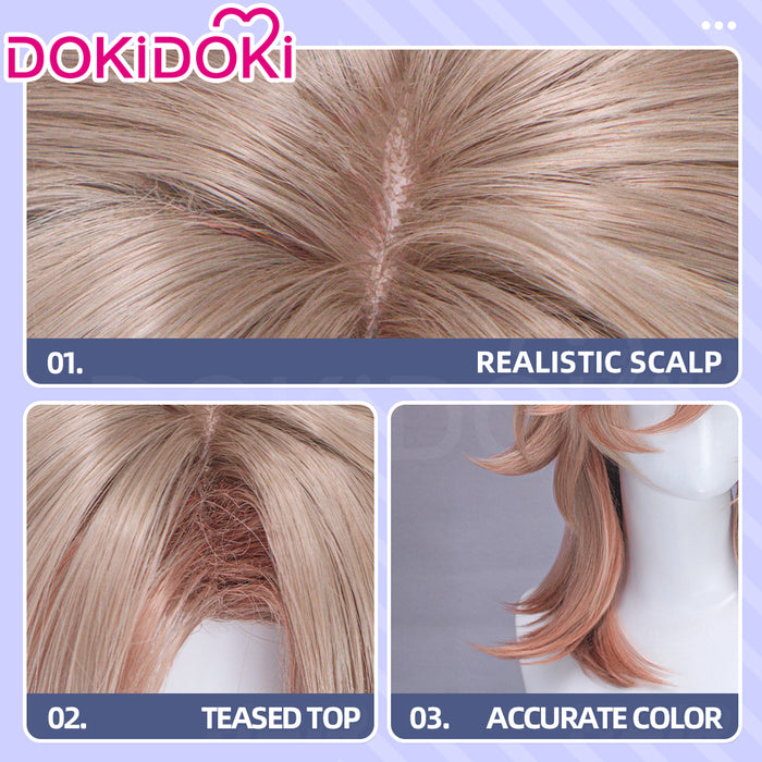 【Ready For Ship】DokiDoki Game Honkai: Star Rail Cosplay Kuchiba Wig Long Curly Brown Hair Planarcadia
