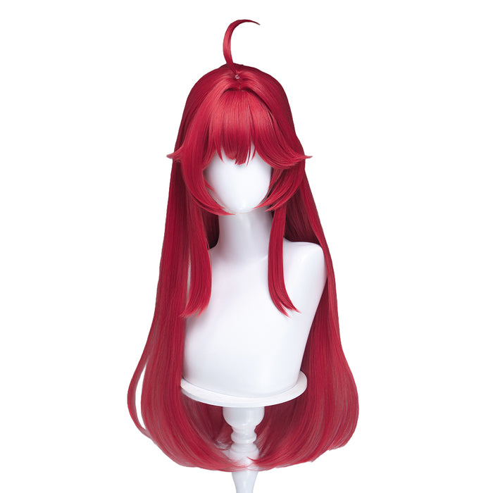 【Ready For Ship】DokiDoki Game Neverness to Everness Cosplay Nanally Wig Long Straight Red Hair Nanally Coluccis NTE
