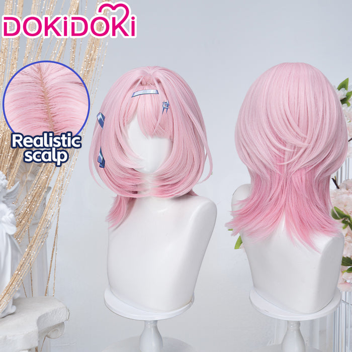 【Ready For Ship】DokiDoki Game Zenless Zone Zero Cosplay Ramiel Wig Long Pink Gradient Hair Remielle Dan ZZZ
