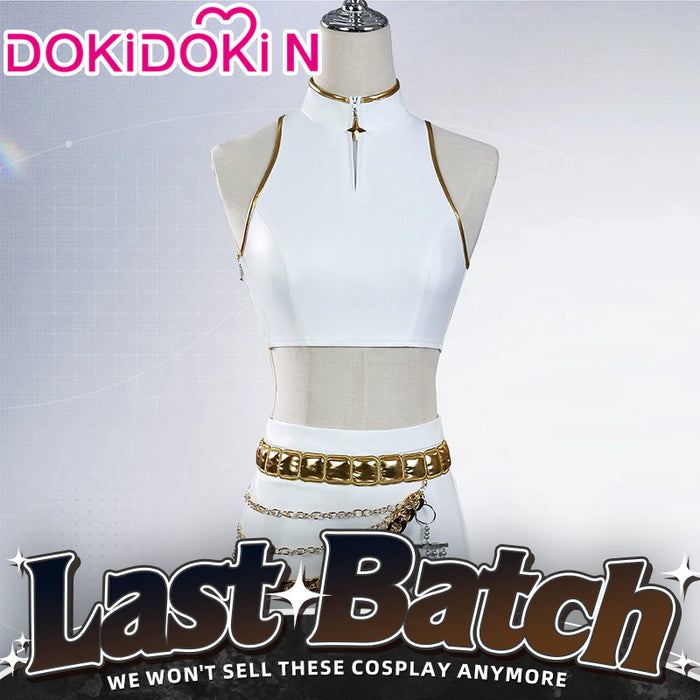 【Ready For Ship】【Last Batch】DokiDoki-N Movie Anime KPOP KILLER Cosplay Costume WHITE SERIES