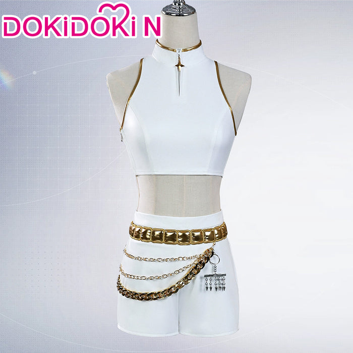 【Ready For Ship】【Last Batch】DokiDoki-N Movie Anime KPOP KILLER Cosplay Costume WHITE SERIES