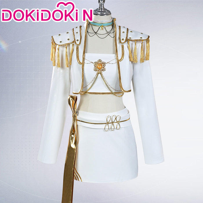 【Ready For Ship】【Last Batch】DokiDoki-N Movie Anime KPOP KILLER Cosplay Costume WHITE SERIES
