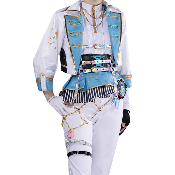 【Ready For Ship】【Last Batch】DokiDoki-R Game Cosplay Orange White Blue Costume Thanks Festival