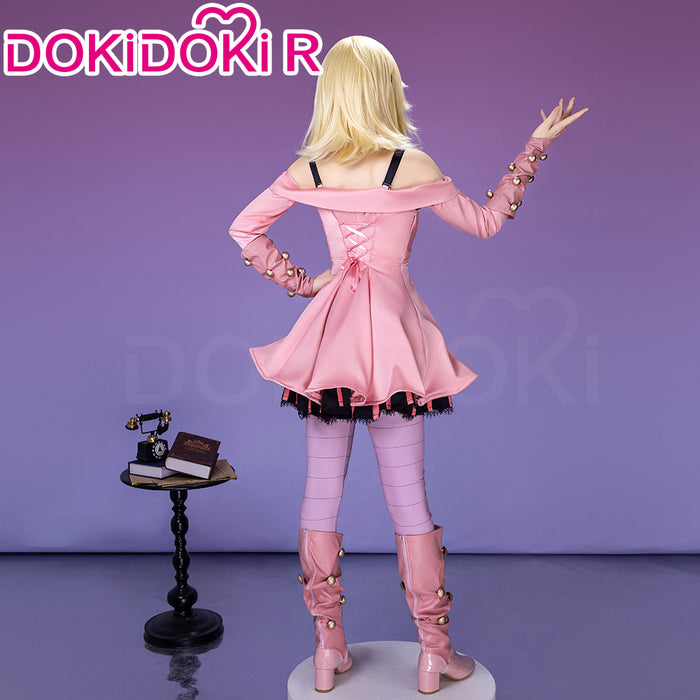 【Ready For Ship】【Size S-2XL】DokiDoki-R Anime Cosplay Costume Pink Rose Dress SBR