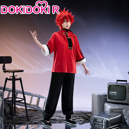 【Ready For Ship】【Size XS-3XL】DokiDoki-R Anime Gokurakugai Cosplay Alma Costume Red