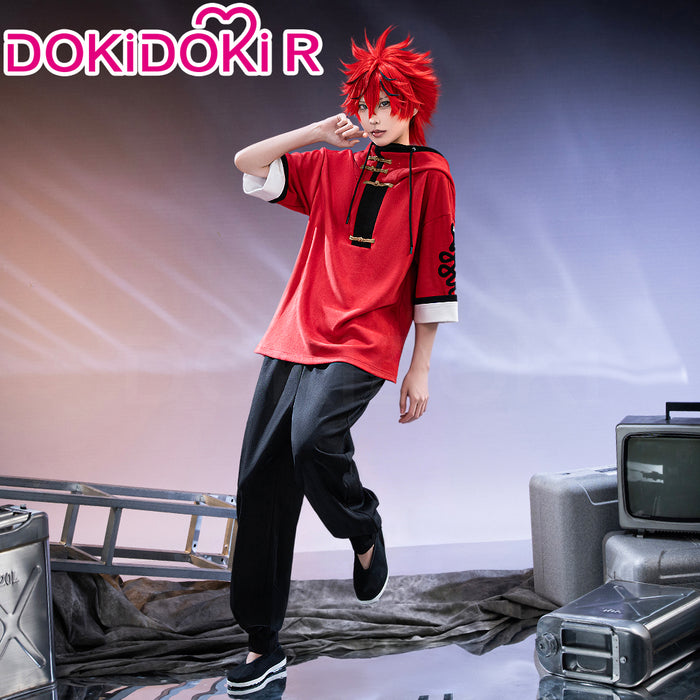 【Ready For Ship】【Size XS-3XL】DokiDoki-R Anime Gokurakugai Cosplay Alma Costume Red
