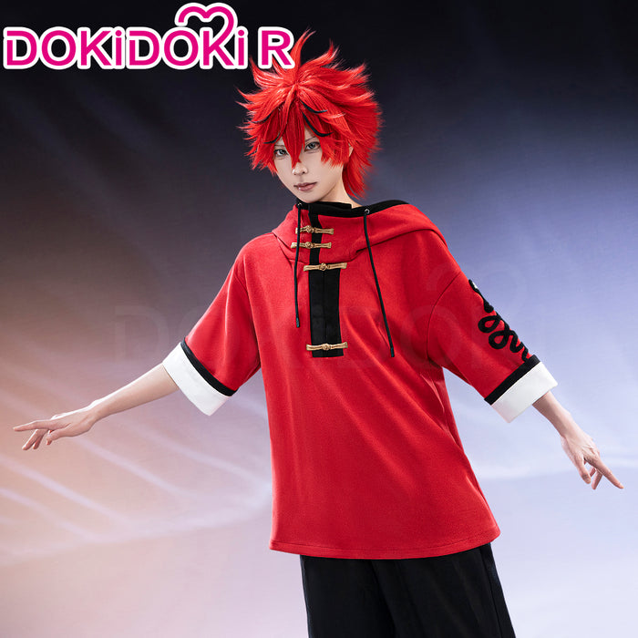 【Ready For Ship】【Size XS-3XL】DokiDoki-R Anime Gokurakugai Cosplay Alma Costume Red