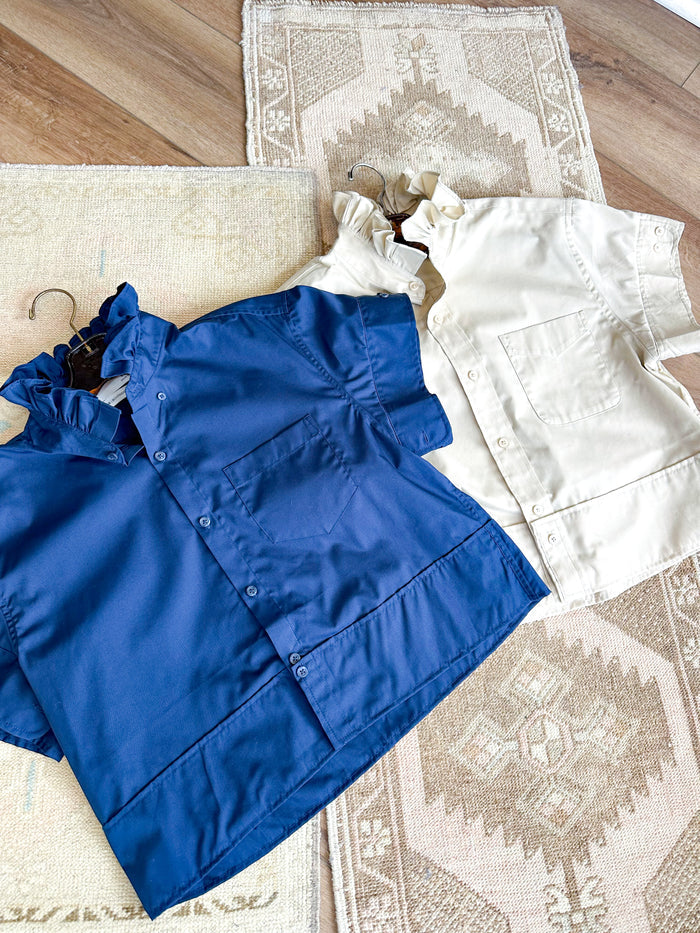Reese Top in Navy