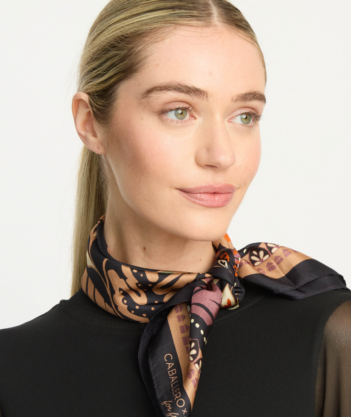 Renee Scarf in Crouching Cheetah