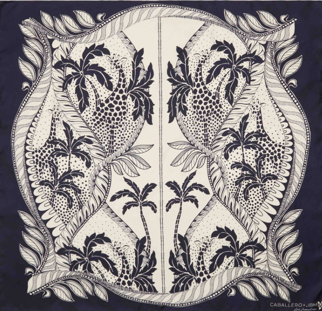 Renee Scarf in Ink Island