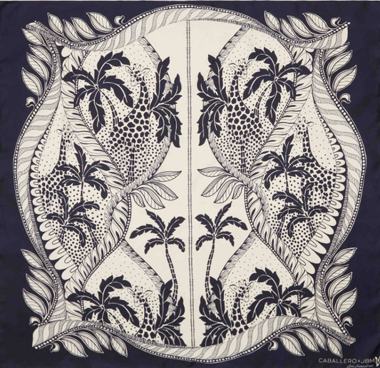 Renee Scarf in Ink Island