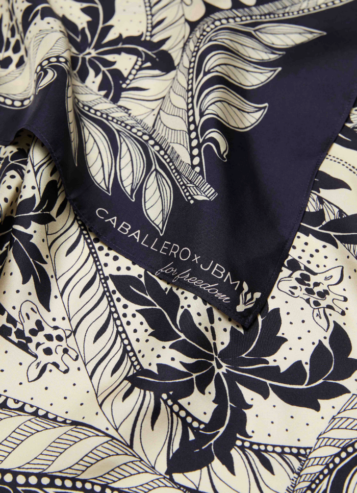 Renee Scarf in Ink Island