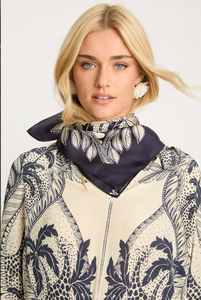 Renee Scarf in Ink Island
