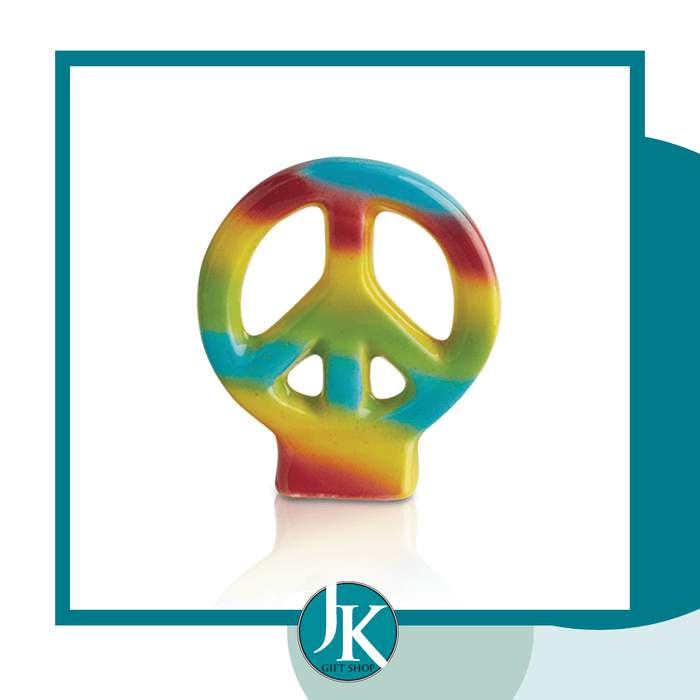 Retired Nora Fleming Mini Peace Sign A241 Peace Out