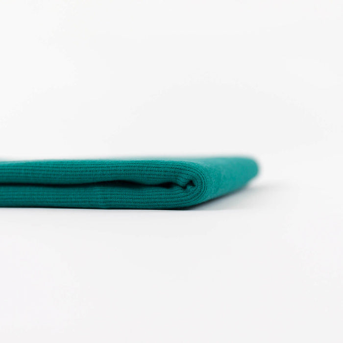 Rib Knit, Teal Green