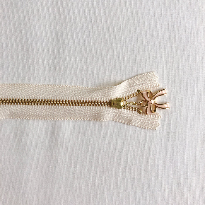 Ribbon Zipper - Pink