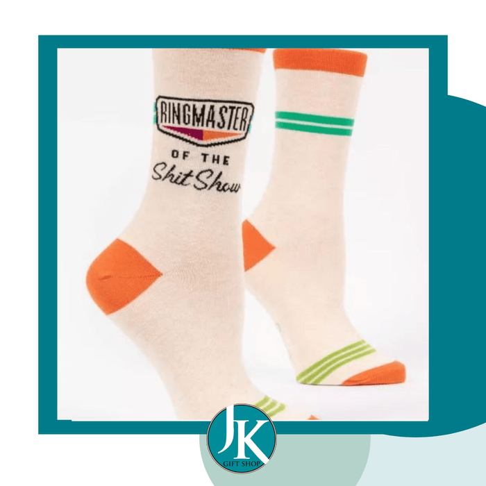 Ringmaster of the Shit Show Women's Crew Socks