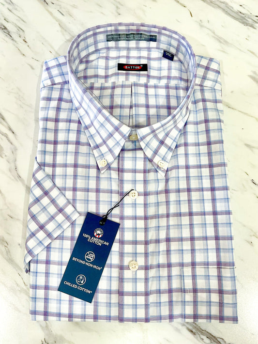 Rion Non-Iron Cotton Short Sleeve Shirt