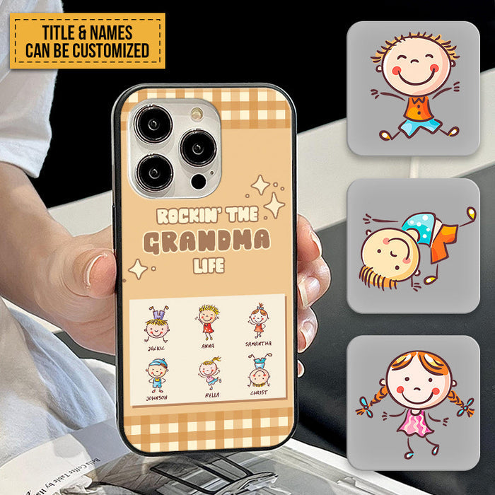 Rockin' This Amazing Grandma Life - Gift For Grandma - Personalized Phone Case