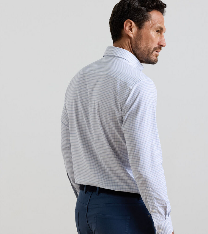 Rommel Performance Twill Shirt - Cloudy Blue