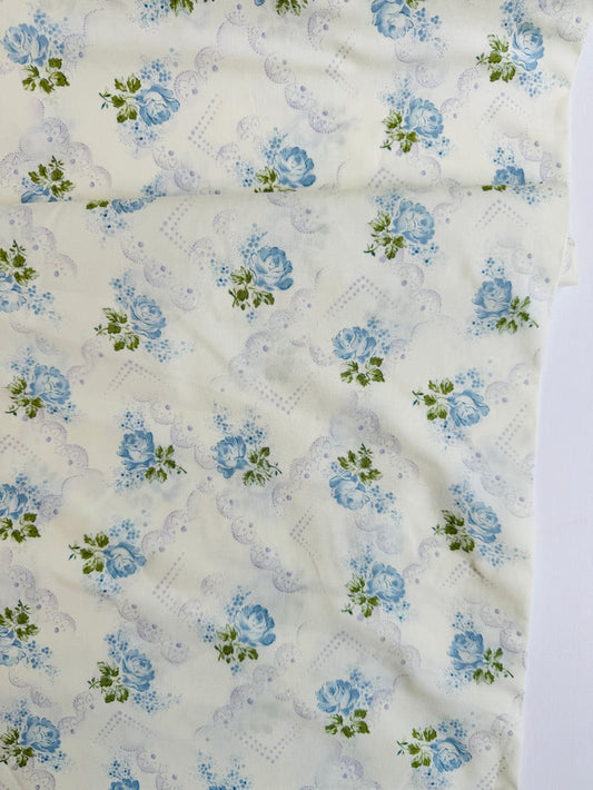 Rose Lace - Blue - Fleur de Champs - Yuwa
