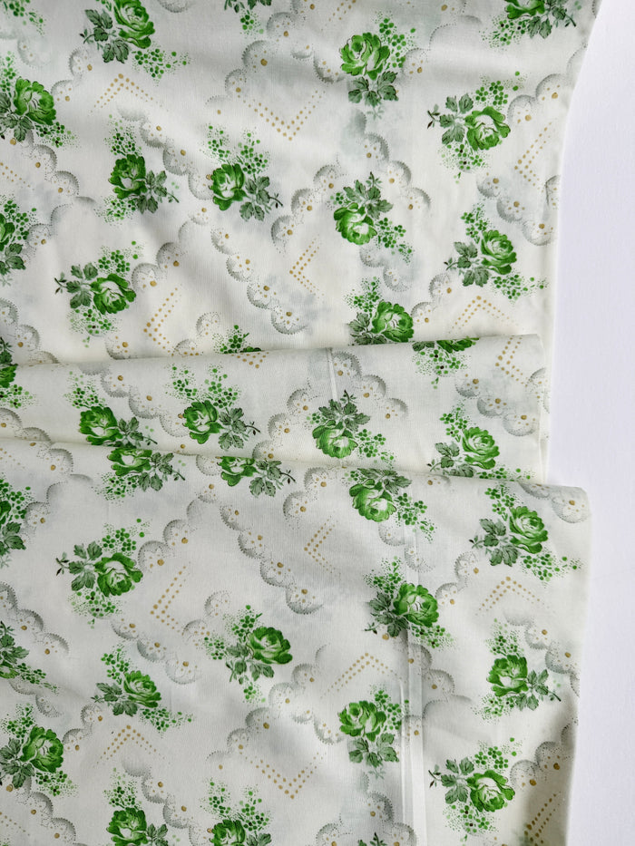 Rose Lace - Green - Fleur de Champs - Yuwa