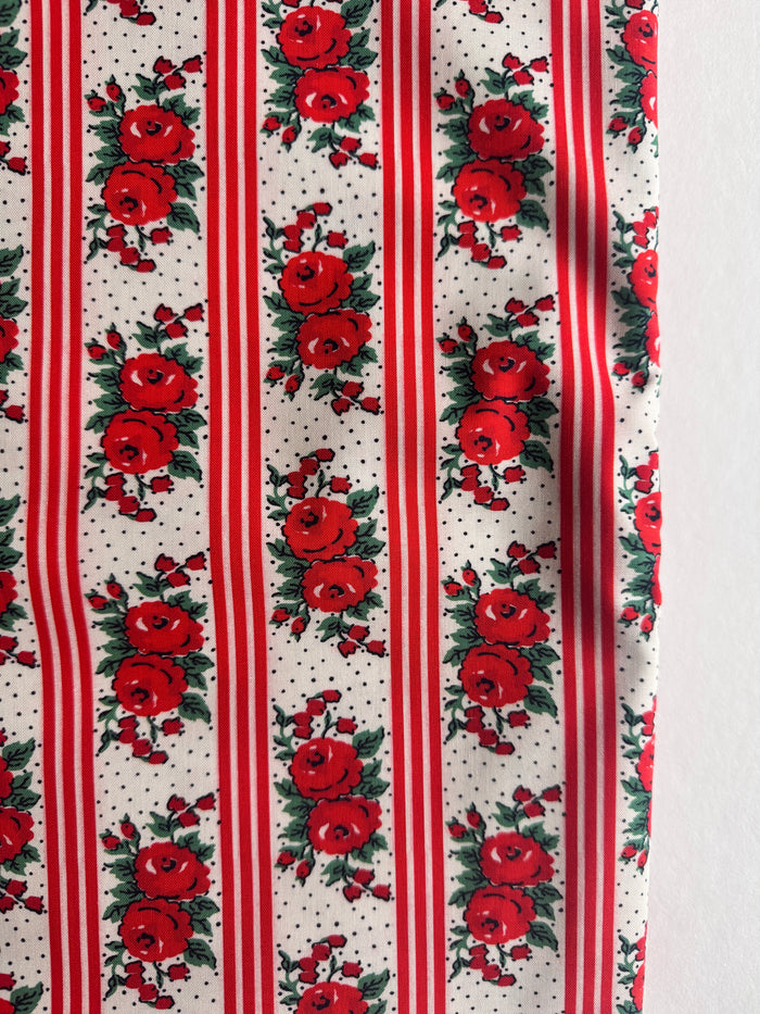 Rose Stripe - Red - MomNSon