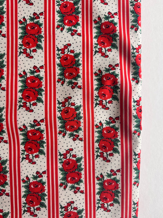 Rose Stripe - Red - MomNSon