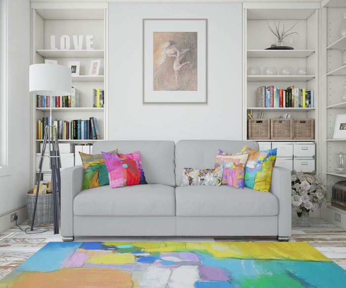 Rugs And Carpet, Large Rug, Thick Carpet, Rectangle Rug, Colorful Rug, Abstract Rug, Stylish Carpet, Home Decor, Made In Usa, Flat Woven Rug