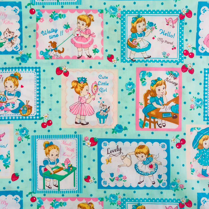 Run Run Girls Card - Mint - 30's Collection - Atsuko Matsuyama - Yuwa