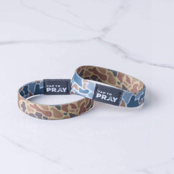 Sahara and Copper  | River Rock Camo | Tap To Pray® Wristband