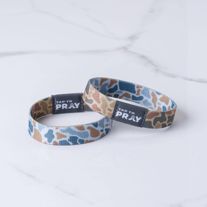 Sahara and Copper  | River Rock Camo | Tap To Pray® Wristband