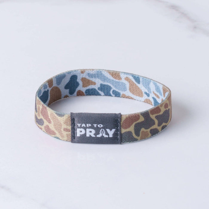 Sahara and Copper  | River Rock Camo | Tap To Pray® Wristband