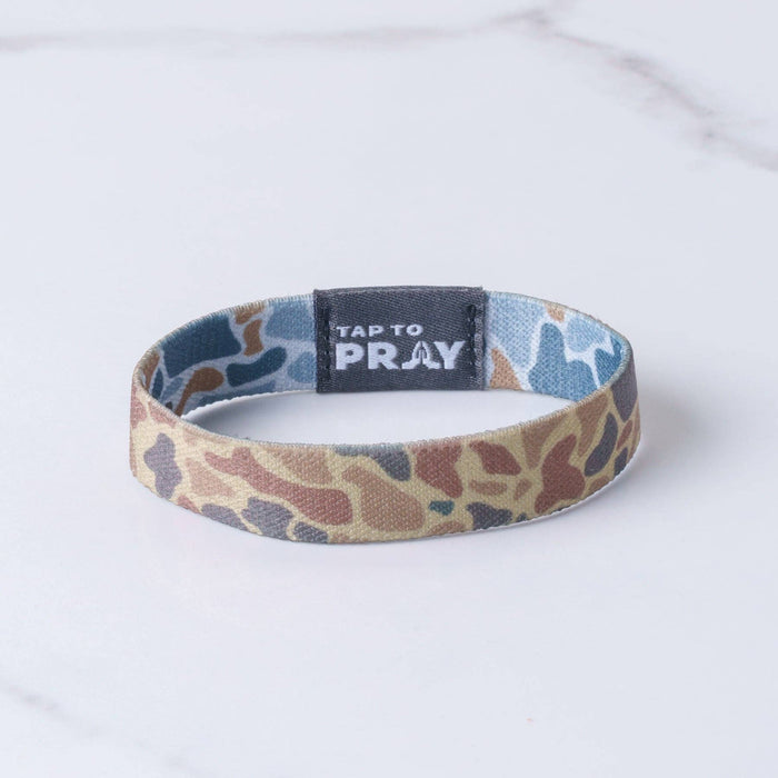 Sahara and Copper  | River Rock Camo | Tap To Pray® Wristband