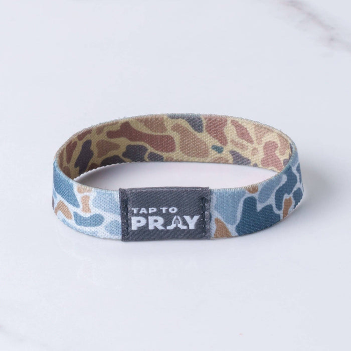 Sahara and Copper  | River Rock Camo | Tap To Pray® Wristband