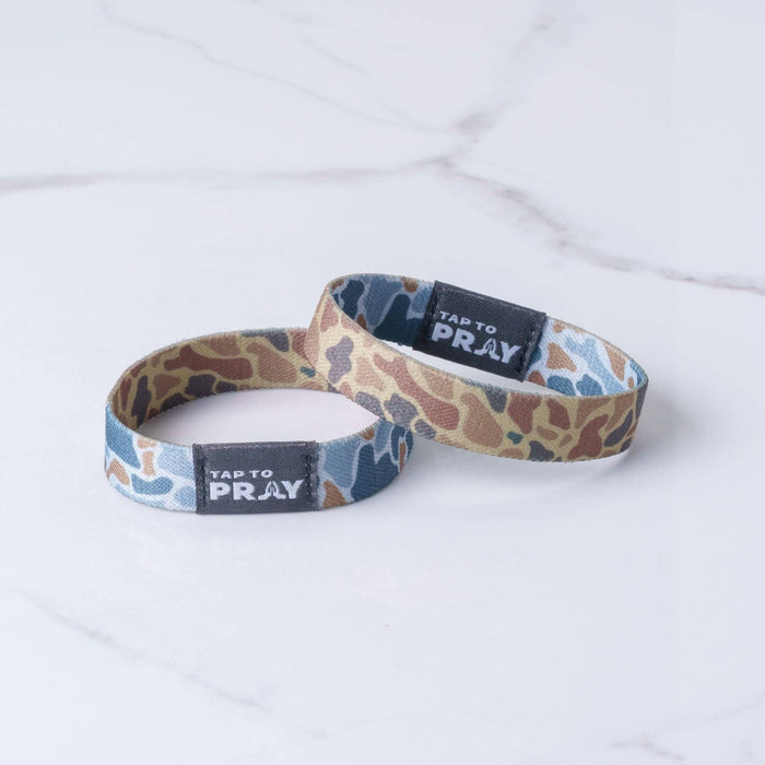 Sahara and Copper  | River Rock Camo | Tap To Pray® Wristband