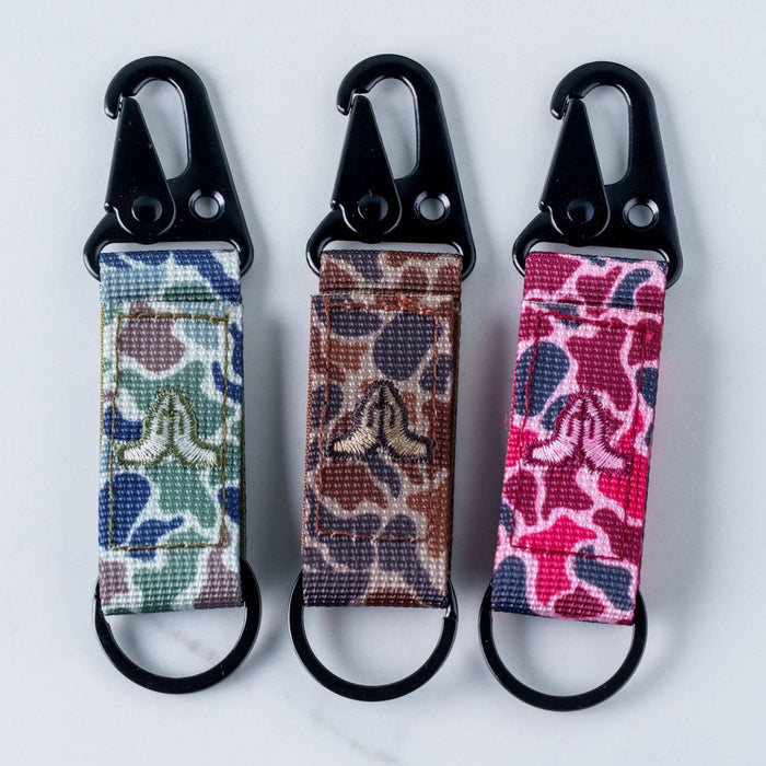 Sahara Camo | Tap To Pray® Tactical Carabiner Keychain